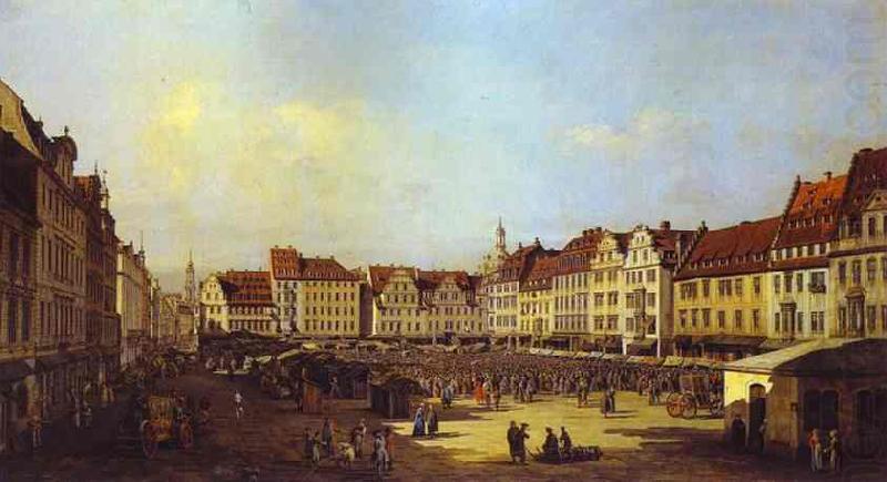 Bernardo Bellotto The Old Market Square in Dresden 4 china oil painting image